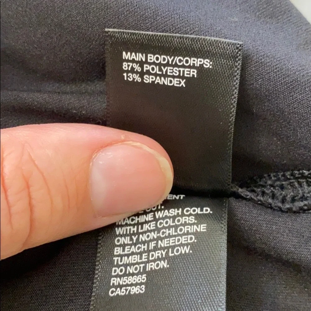 Nice Black Zella Long Sleeve Top - Picture 4 of 4